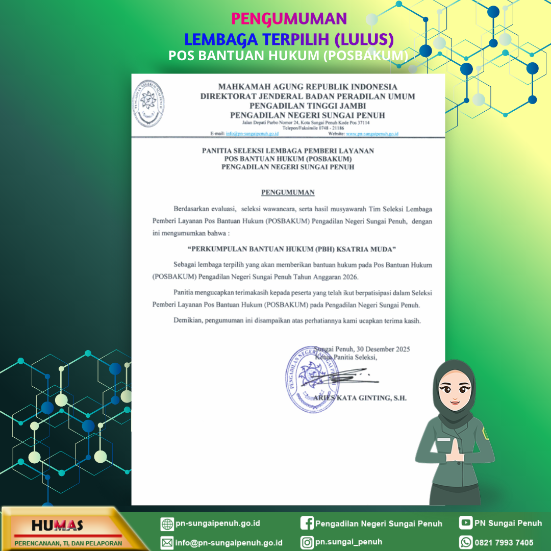 Penetapan dan Pengumuman Hasil Akhir Peserta